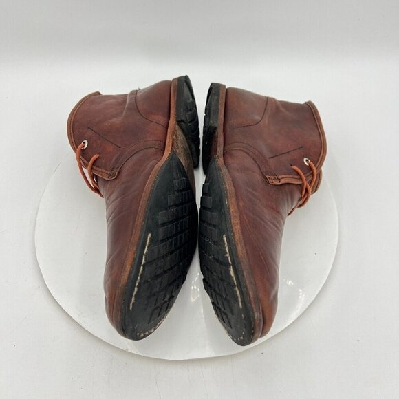 Timberland Boot Company Men Size 10 75509 Brown Leather Plain Toe Chukka Boot - Picture 9 of 16